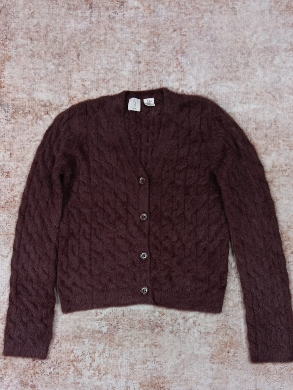 Joie Fuzzy Cardigan Sweater New Womens Size XS